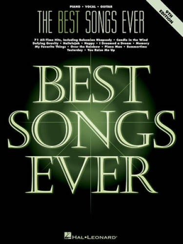 The Best Songs Ever PVG 9th Edition - Paperback By Hal Leonard Corp - GOOD - Picture 1 of 1
